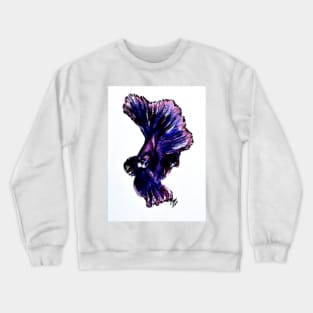 Art Doodle No. 35 Betta Fish Crewneck Sweatshirt